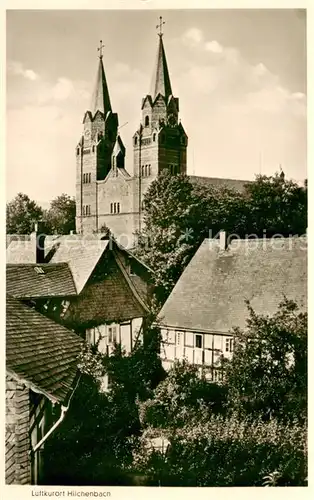 AK / Ansichtskarte Hilchenbach Ortsmotiv mit Kirche Luftkurort 