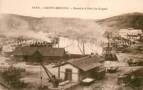 AK / Ansichtskarte Saint Brieuc_Cotes d_Armor Bassin a flot du Legue Saint Brieuc_Cotes d