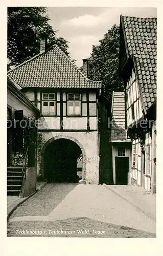 AK / Ansichtskarte Tecklenburg Fachwerkhaeuser Teutoburger Wald Tecklenburg
