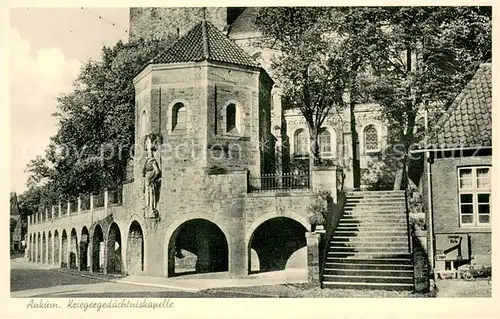 AK / Ansichtskarte Ankum Kriegergedaechtniskapelle Ankum