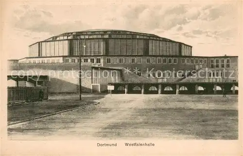 AK / Ansichtskarte Dortmund Westfalenhalle Dortmund