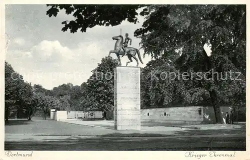 AK / Ansichtskarte Dortmund Krieger Ehrenmal Dortmund