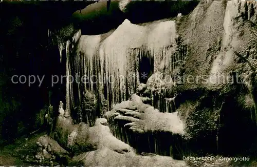AK / Ansichtskarte Dechenhoehle_Iserlohn Orgelgrotte 