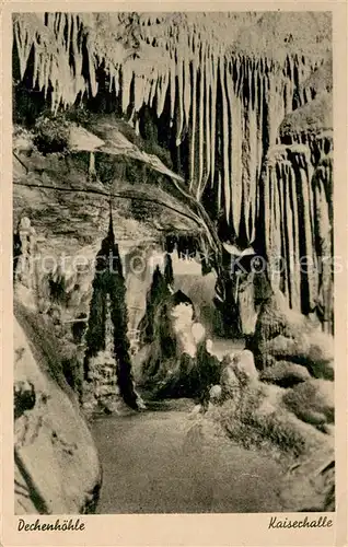 AK / Ansichtskarte Dechenhoehle_Iserlohn Kaiserhalle 