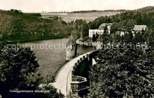 AK / Ansichtskarte Fuerwiggetalsperre Talsperre  Fuerwiggetalsperre
