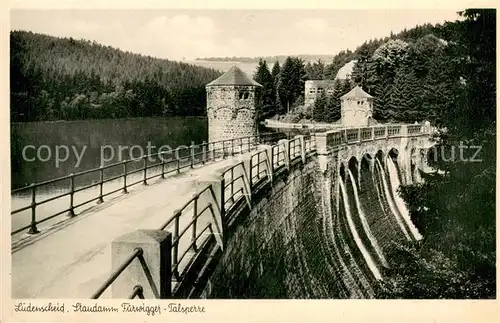 AK / Ansichtskarte Luedenscheid Staudamm Fuerwigger Talsperre Luedenscheid