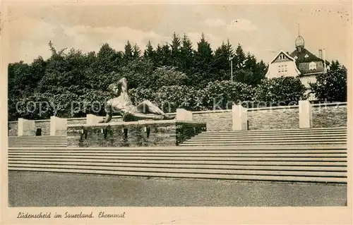 AK / Ansichtskarte Luedenscheid Ehrenmal Luedenscheid