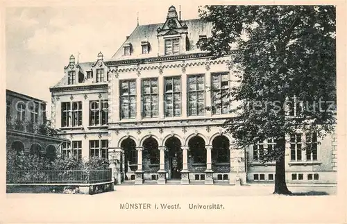 AK / Ansichtskarte Muenster_Westfalen Universitaet Muenster_Westfalen