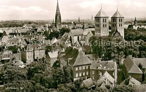 AK / Ansichtskarte Muenster_Westfalen Gesamtansicht Muenster_Westfalen