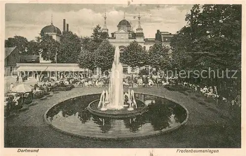 AK / Ansichtskarte Dortmund Fredenbaumanlagen Dortmund