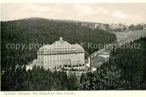 AK / Ansichtskarte Iserlohn Heilstaette Froenspert Iserlohn