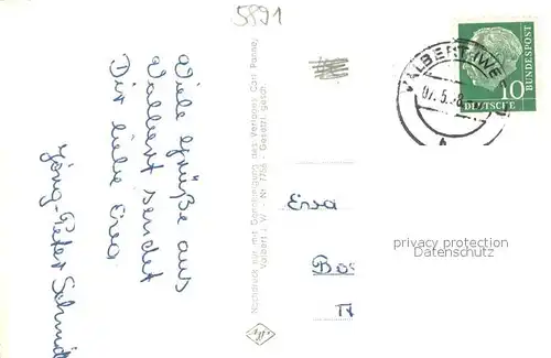 AK / Ansichtskarte Valbert Freizeit  und Schullandheim Haus am Ebbehang Valbert