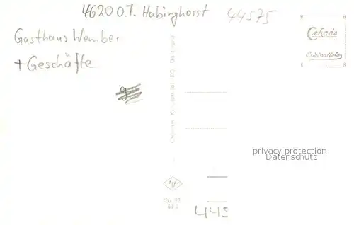 AK / Ansichtskarte Castrop Rauxel Lange Strasse Castrop Rauxel