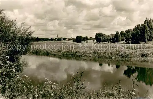 AK / Ansichtskarte Haseluenne Partie am Wasser Haseluenne