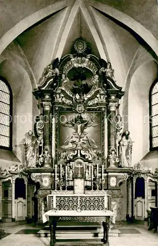 AK / Ansichtskarte Oberkirchen_Sauerland Katholische Pfarrkirche St. Gertrud Altar Oberkirchen_Sauerland