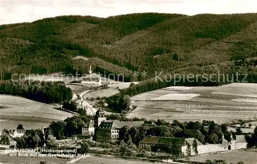 AK / Ansichtskarte Grafschaft_Sauerland mit Blick auf den Grafschafter Hof Grafschaft_Sauerland