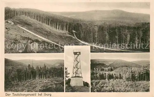 AK / Ansichtskarte Bad_Iburg Landschaftspanorama Aussichtsturm Bad_Iburg