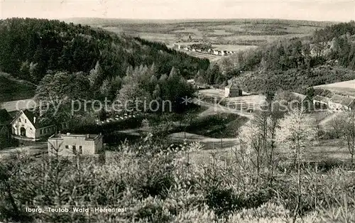 AK / Ansichtskarte Bad_Iburg Panorama Blick zum Hotel Herrenrest Bad_Iburg