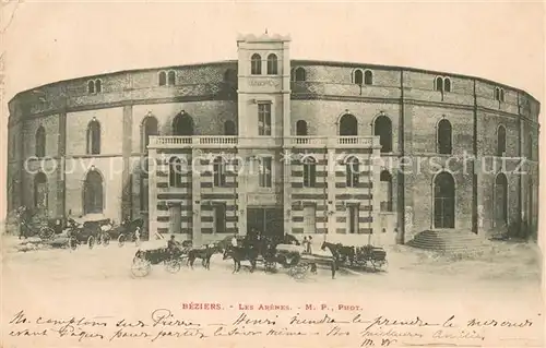 AK / Ansichtskarte Beziers Les Arenes  Beziers
