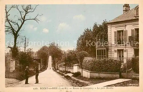 AK / Ansichtskarte Rozay en Brie Route de Courpalay Le petit Moulin Rozay en Brie