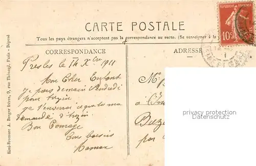 AK / Ansichtskarte Presles_Calvados Place de l Eglise Presles_Calvados