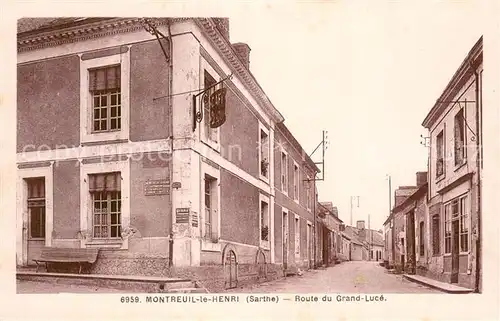 AK / Ansichtskarte Montreuil le Henri Route du Grand Luce Montreuil le Henri