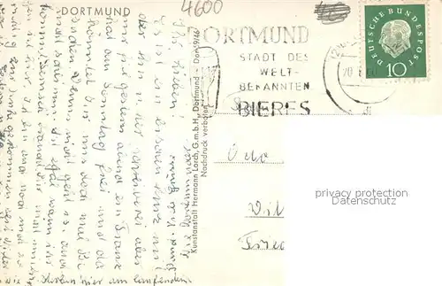 AK / Ansichtskarte Dortmund Restaurant Buschmuehle und Aussichtsturm Dortmund