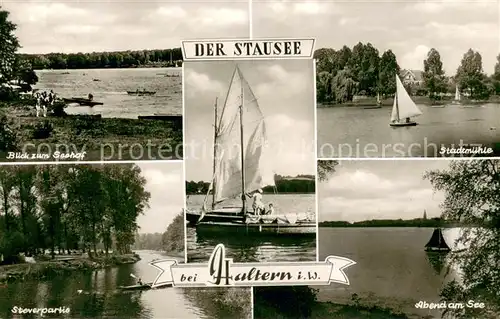 AK / Ansichtskarte Haltern_See Stadtmuehle Steverpartie Hotel Seehof Haltern See