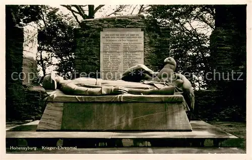 AK / Ansichtskarte Hohensyburg_Dortmund Krieger Ehrenmal 