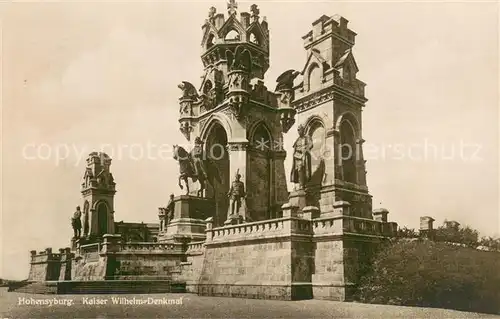 AK / Ansichtskarte Hohensyburg_Dortmund Kaiser Wilhelm Denkmal 