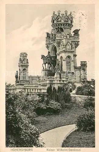AK / Ansichtskarte Hohensyburg_Dortmund Kaiser Wilhelm Denkmal 