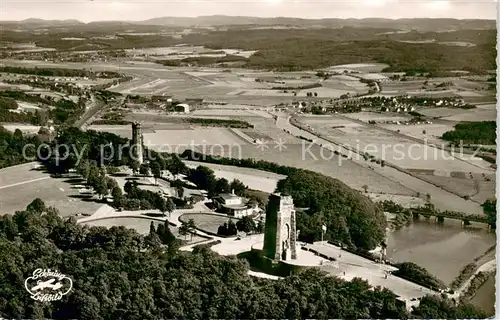 AK / Ansichtskarte Hohensyburg_Dortmund Fliegeraufnahme Ruhrtalblick 