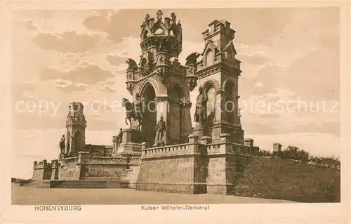 AK / Ansichtskarte Hohensyburg_Dortmund Kaiser Wilhelm Denkmal 