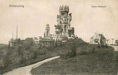 AK / Ansichtskarte Hohensyburg_Dortmund Kaiser Denkmal 