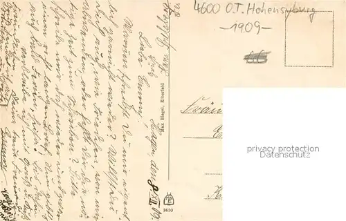 AK / Ansichtskarte Hohensyburg_Dortmund Kaiser Denkmal 