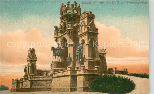 AK / Ansichtskarte Hohensyburg_Dortmund Kaiser Wilhelm Denkmal 