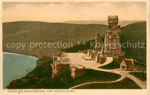 AK / Ansichtskarte Hohensyburg_Dortmund Kaiser Wilhelm Denkmal 