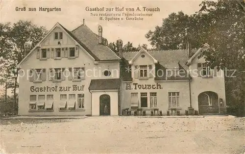 AK / Ansichtskarte Hargarten aux Mines Gasthof zur Huf von A Tousch Hargarten aux Mines