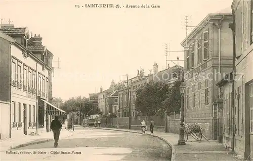 AK / Ansichtskarte Saint Dizier_Haute Marne Avenue de la Gare Saint Dizier Haute Marne