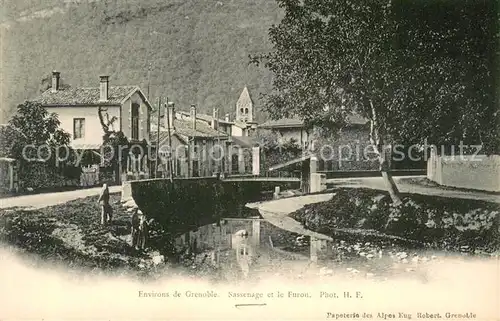 AK / Ansichtskarte Sassenage et le Furon Sassenage