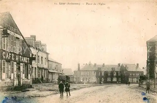 AK / Ansichtskarte Liart Place de l Eglise Liart