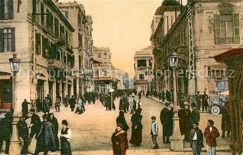 AK / Ansichtskarte Salonica_Salonique_Salonicco Via Venizeios vista dal mare 