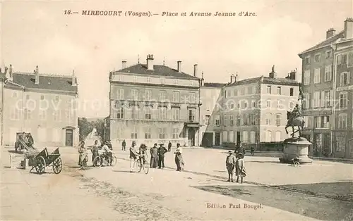 AK / Ansichtskarte Mirecourt_88 Place et Avenue Jeanne d Arc 