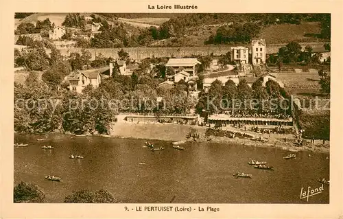 AK / Ansichtskarte Le_Pertuiset La Plage La Loire Le_Pertuiset