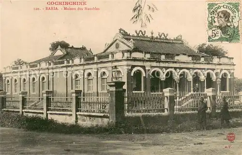 AK / Ansichtskarte Cochinchine_Vietnam Baria Maison des Notables Cochinchine Vietnam