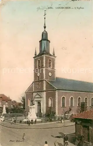 AK / Ansichtskarte Lourches Eglise Lourches