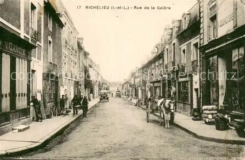 AK / Ansichtskarte Richelieu Rue de la Galere Richelieu