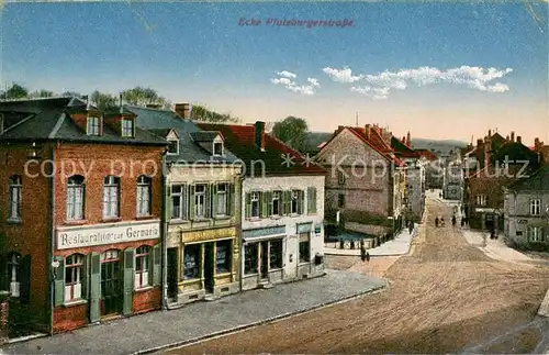 AK / Ansichtskarte Sarrebourg_Saarburg_Lothringen Ecke Pfalzburgerstrasse 