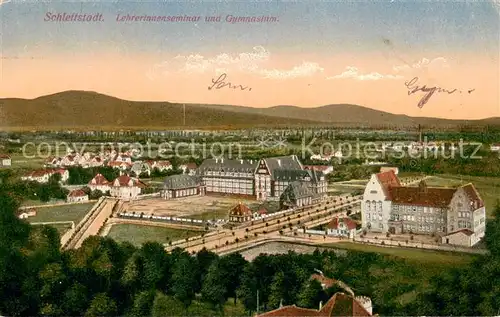 AK / Ansichtskarte Schlettstadt_Selestat_67 Lehrerinnenseminar und Gymnasium 