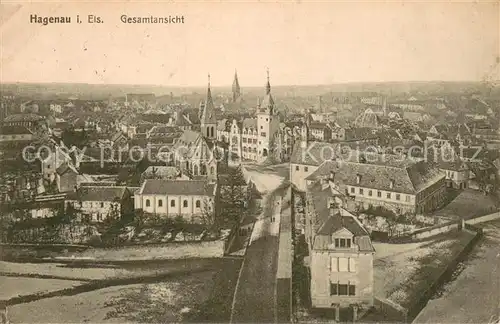 AK / Ansichtskarte Hagenau_Elsass Panorama Hagenau Elsass